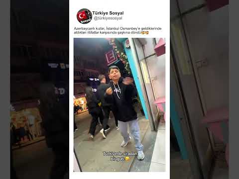 Azerbaycanlı Kızlar İstanbul'da İltifat Yağmuruna Tutuluyor🥰