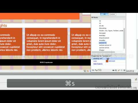 dreamweaver cs6 tuts