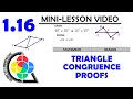 Triangle Congruence Proof Essentials