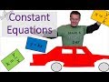 Exploring Constant Equations and Proportional Relationships