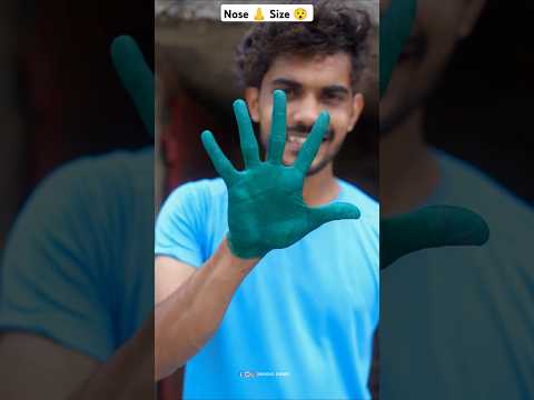 Face and Nose 👃 magic tricks Work 😮😱 #shorts #song #shortvideo