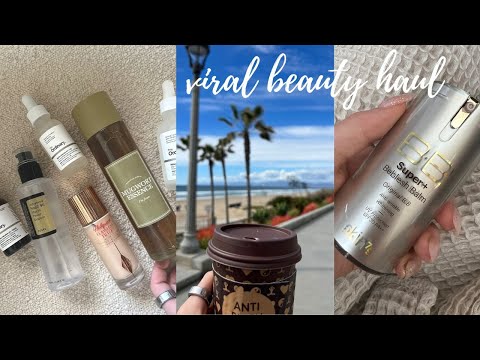 Putting Yourself Out There + Viral Skincare & Beauty Haul (korean skincare, charlotte tilbury, etc.)