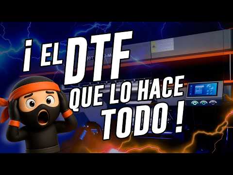 ¡EL FUTURO DEL DTF LLEGÓ! 🤯 Review del DTF PRO MAX