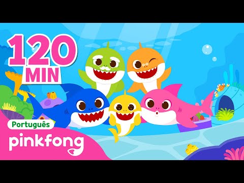 🇧🇷 Melhores Canções Infantis em Português |+ Completo| Pinkfong, Bebê Tubarão! Canções para Crianças