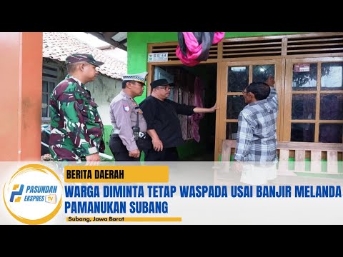 Warga Diminta Tetap Waspada Usai Banjir Melanda Pamanukan Subang