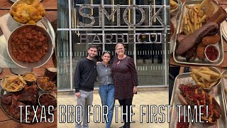 British Family try American TEXAS BBQ for the first time!