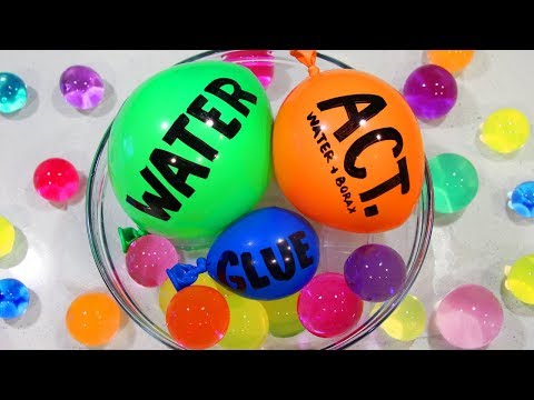 Satisfying Giant Orbeez Crushing into Slime & Balloon Cutting!