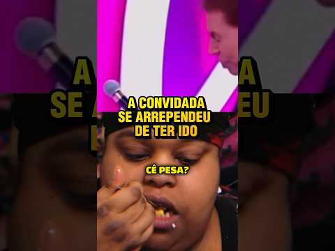 Silvio Santos provando que não tinha medo