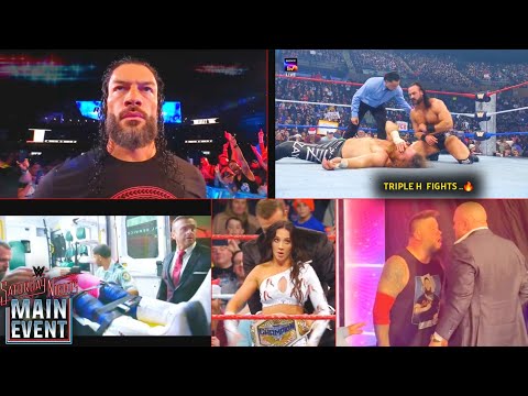 'Ye KYa tha.. 🔥☝️'  Triple H - Kevin Crazy.. McIntyre will Destroy Roman, WWE SNME 2024, Highlights*