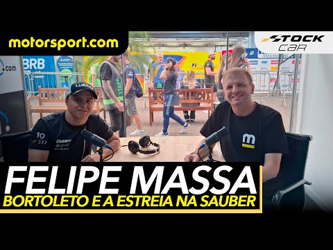 MASSA analisa BORTOLETO na SAUBER, equipe que começou na F1, e se mostra 100% adaptado à STOCK CAR