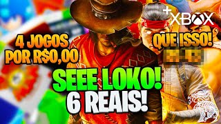 TÁ DE GRAÇA! JOGOS a R$6, R$29, R$44 e QUATRO por R$0,00 no XBOX!