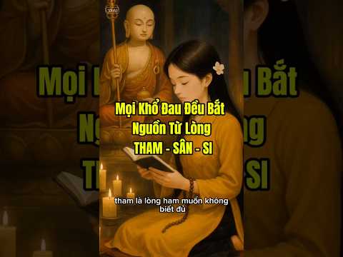 Khổ Đau Đều Từ THAM SÂN SI - Nam Mô A Di Đà Phật #phatphap #loiphatday #phậtphápnhiệmmàu