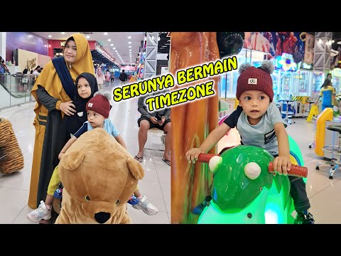 AISYAH BERMAIN DI TIMEZONE DAN CAPIT BONEKA RAKSASA