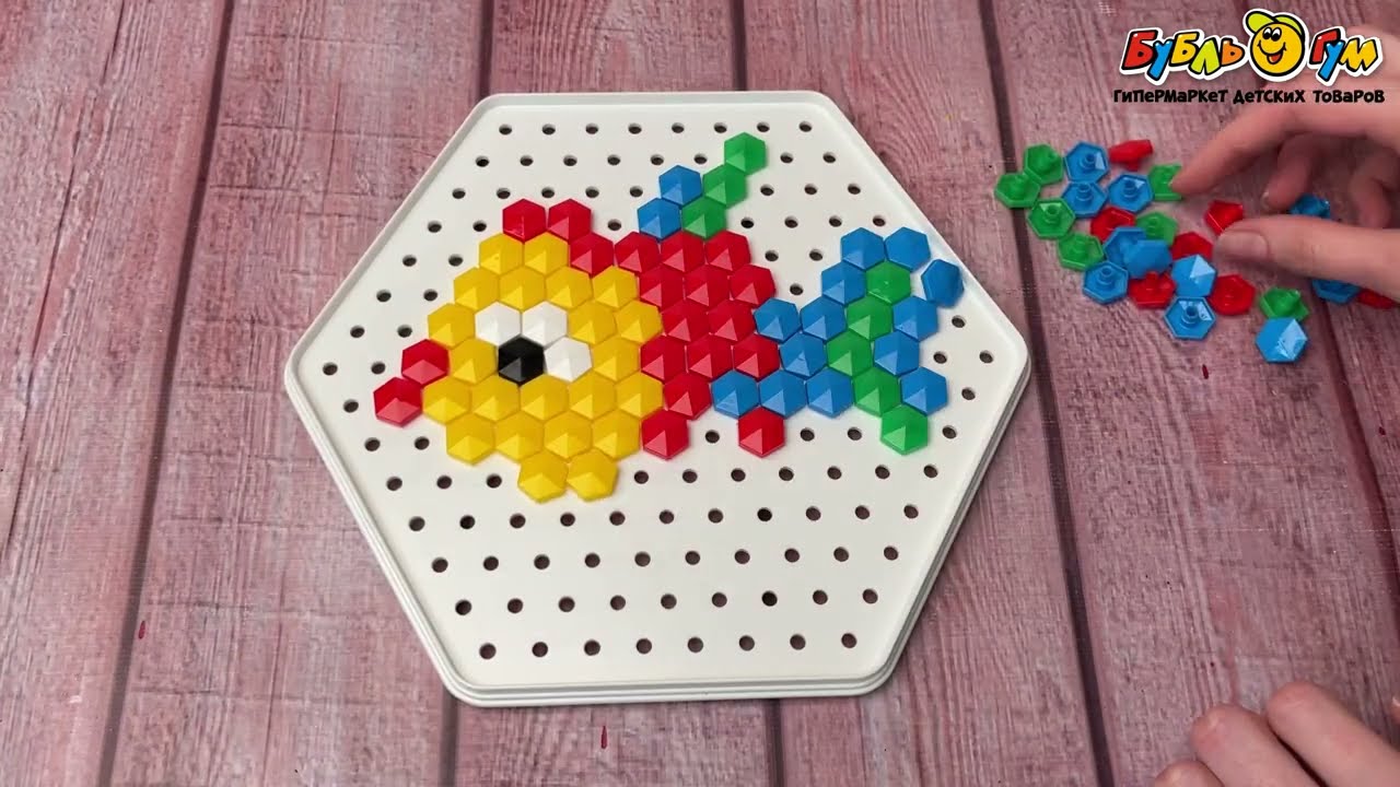 Мозаика Десятое королевство шестигранная Рыбка 113эл - видео