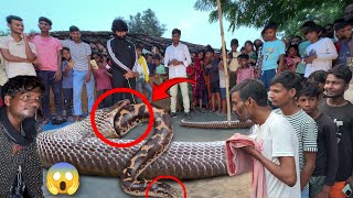 ये वीडियो आपको आश्चर्यचकित कर देगा, इस जहरीले कोबरा ने उस सांप को जिंदा निगल गया। 😱😳 Snake Vs Snake