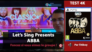 Vido-Test : [TEST 4K/REVIEW] Let's Sing Presents ABBA sur Switch, PS5, XBOX, SWITCH ???