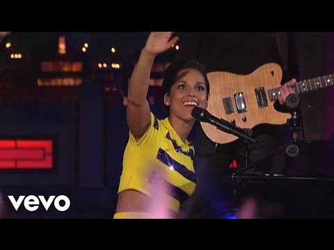Alicia Keys - Empire State Of Mind (Part II) Broken Down (Live on Letterman)