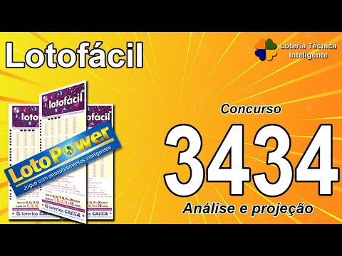 ANÁLISE E PROJEÇÃO PARA O CONCURSO 3434 DA LOTOFÁCIL