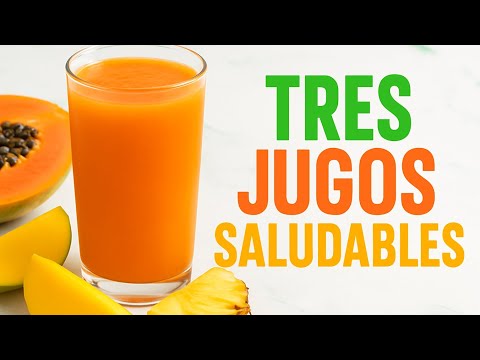 PRUEBA estos JUGOS SALUDABLE y NUTRITIVOS 👍🏻 #jugosnaturales
