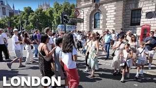 Strolling Through London's Heart | Summer Walk 2025 in Central London | London Summer Street 4K