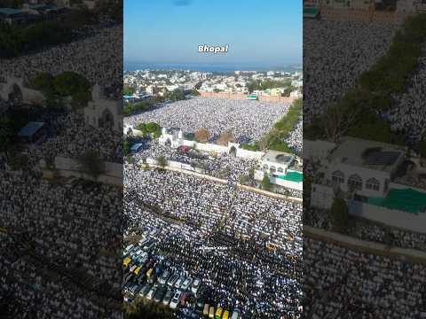 Bakra eid namaz bhopal 😍 eid mubarak 2026 #bakraeid #eidmubarak #alaamirkhan