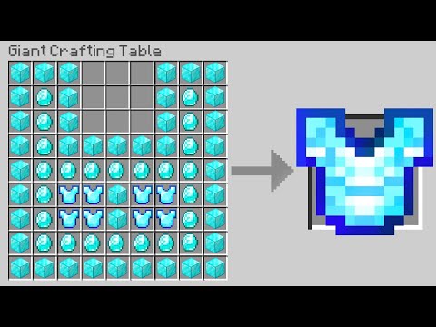 Minecraft, But Crafting Is GIANT..