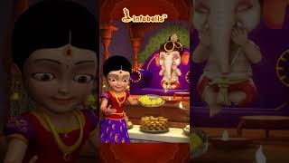 Ganesha Kids Song | Kannada Rhymes & Cartoons | Infobells #kannadarhymes #ganesha #ganpati