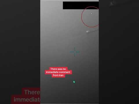 US Navy video shows an Iranian naval vessel firing during an attempt to seize oil tankers