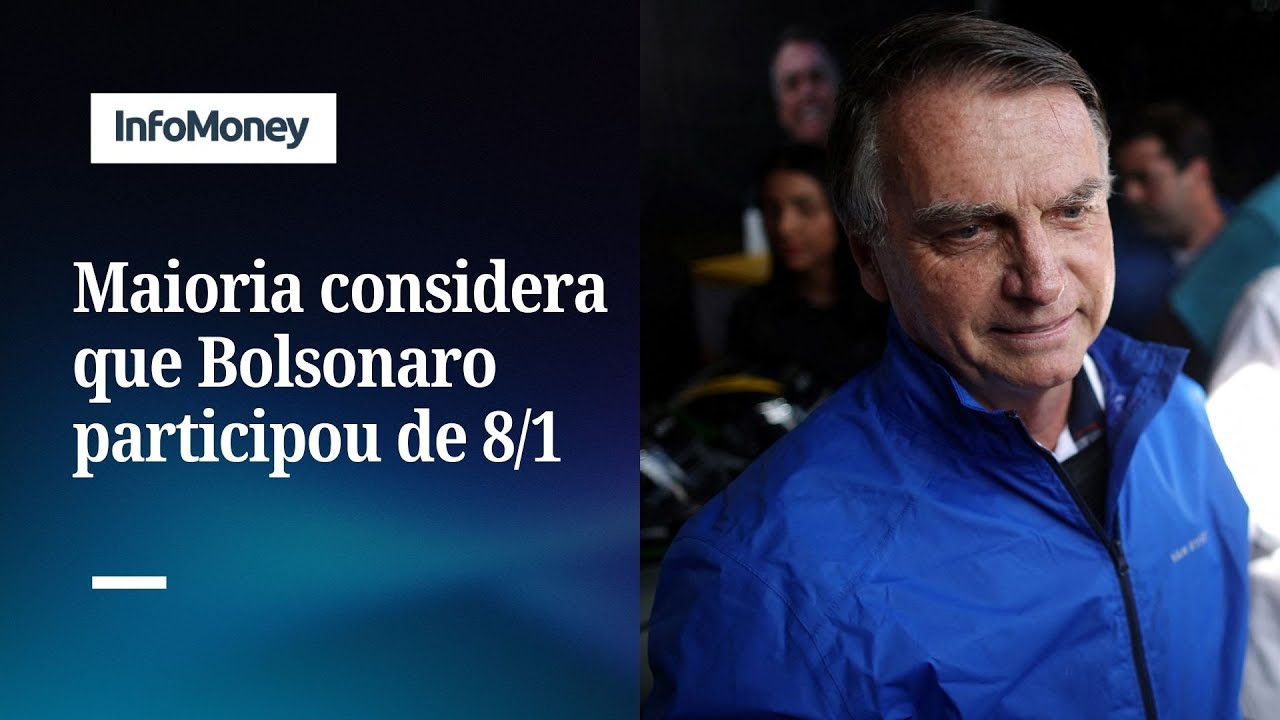Pesquisa 52 consideram que Bolsonaro participou da tentativa de golpe | InfoMoney News