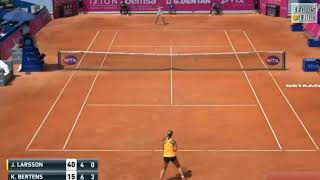 Kiki BERTENS vs Johanna LARSSON Highlights  | SWISS Open 2017 | GSTAAD 2017