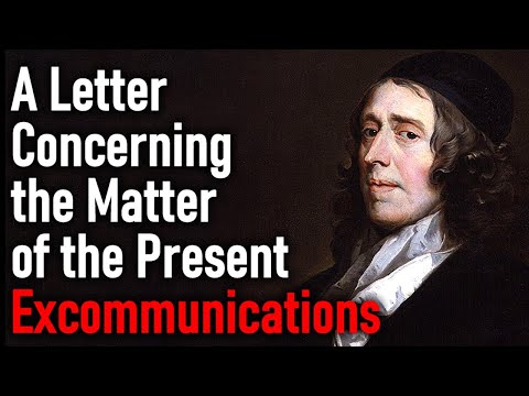 A Letter Concerning the Matter of the Present Excommunications - Puritan John Owen