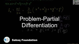 Problem-Partial Differentiation