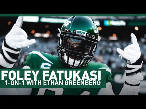 "I Feel Like I Left It All Out There" | 1-On-1 with Foley Fatukasi | The New York Jets | NFL video clip 