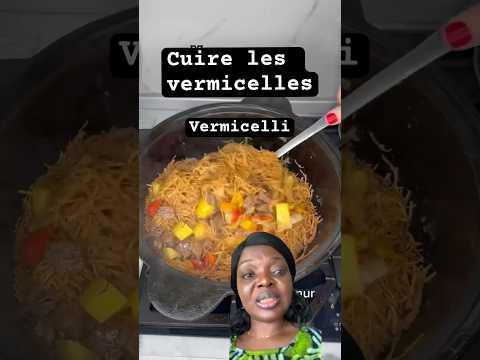 Comment cuire les vermicelles || how to cook vermicelli #recipe #recette #pasta #vermicelli #comedy