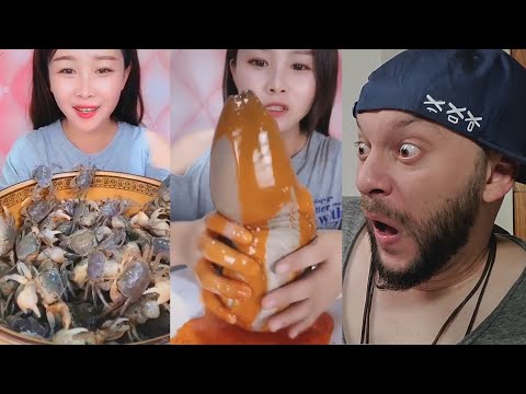 UNBELIEVABLE GIRL EATS ALIVE FOOD / JULIO JANPIERRE