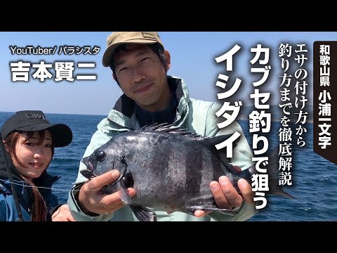 エサの付け方から釣り方までを徹底解説！カブセ釣りで狙うイシダイ
