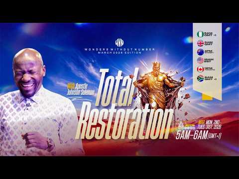 Apostle Suleman LIVE: TOTAL RESTORATION!🔥 || WWN #Day 8- MARCH Edition || 11TH MAR. 2026
