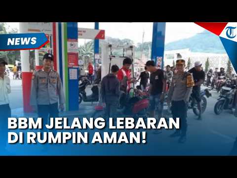 Polsek Rumpin Cek SPBU, Pastikan BBM Tak Langka Jelang Lebaran