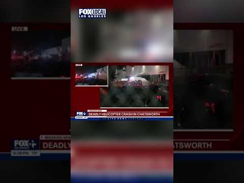News helicopter crashes in Chatsworth