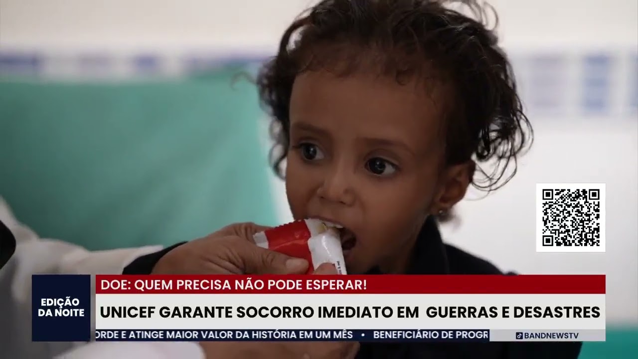 UNICEF garante socorro imediato em guerras e desastres | BandNews TV