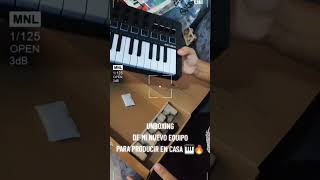 LLEGÓ MI PAQUETE PORTÁTIL 🚀🎹😍 #reggaeton #unboxing #unboxingshorts #unboxingvideo