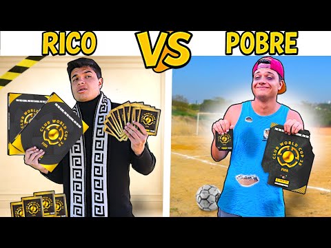 RICO VS POBRE COMPLETANDO O ÁLBUM DE FIGURINHAS DO MUNDIAL 2025 (Episódio 31)