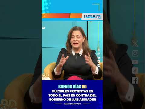 Múltiples protestas en todo el país en contra del gobierno de Luis Abinader.