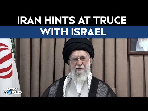 Iran News Today | Iran Hints At Truce With Israel, "Historic Ceasefire", Says US