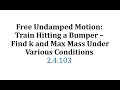 Spring Dynamics and Rail Car Impact