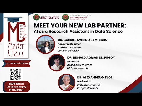 MasterClass – Meet Your New Lab Partner: AI as a Research Assistant in Data Science