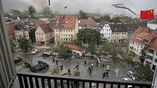 Chaos in China Today: Typhoon Tapah Smashes Homes and Cars in Guangdong!