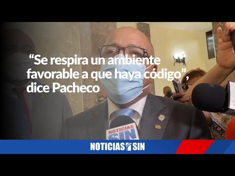 “Se respira un ambiente favorable a que haya código”, dice Pacheco