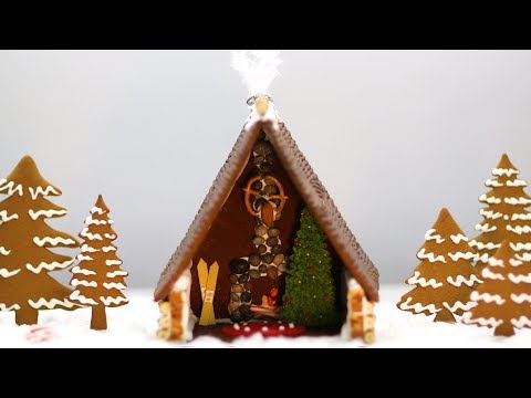 How to Build a Gingerbread Cabin