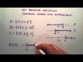 Set Notation and Operations
